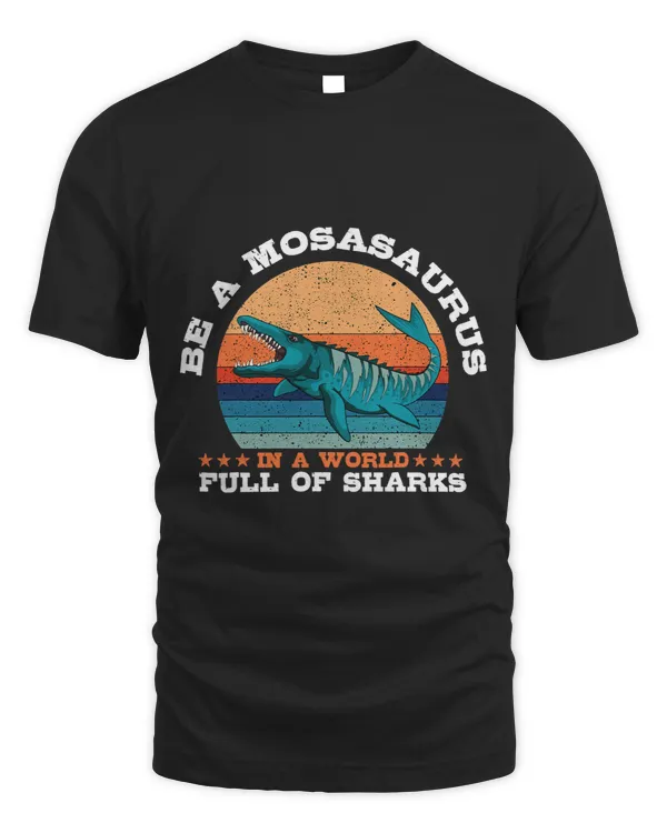 Mosasaurus Retro Vintage Prehistoric Aquatic Dinosaur