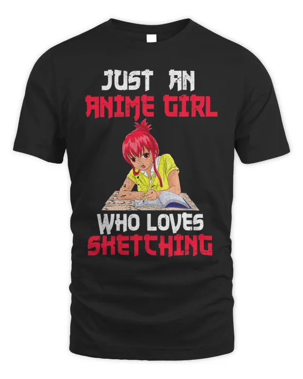 Kawaii Manga Just An Anime Girl Who Loves Sketching Anime