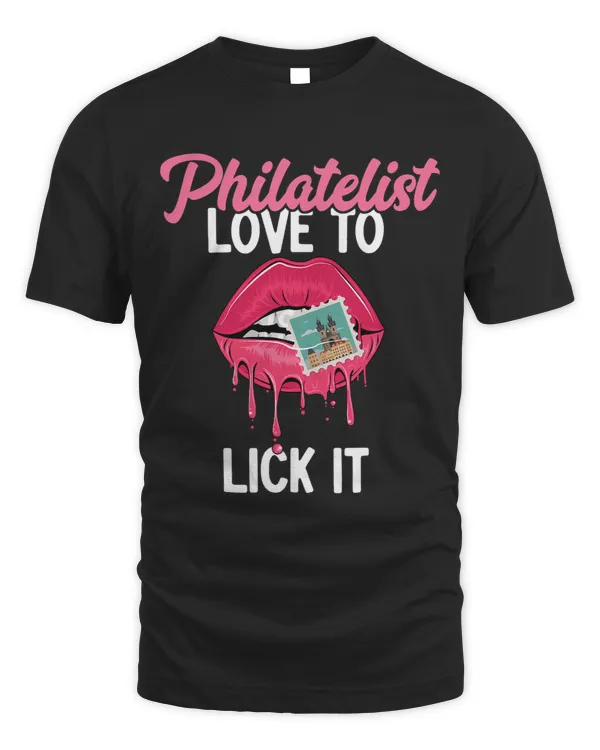 Philatelist Love To Lick It Funny Stamp Collector Hobby
