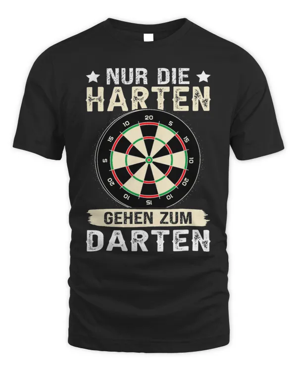 Nur Die Harten Ggehen Darts Retro Dartboard Mens Dart