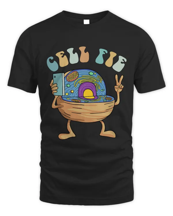 Retro Groovy Biology Science Cell Fie Microbiologist Funny