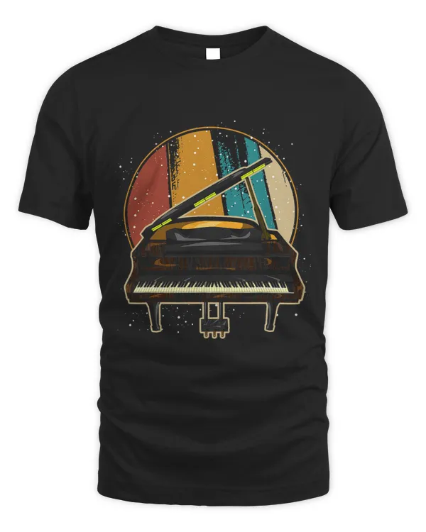 Pianist Musician Orchestra Music Retro Piano