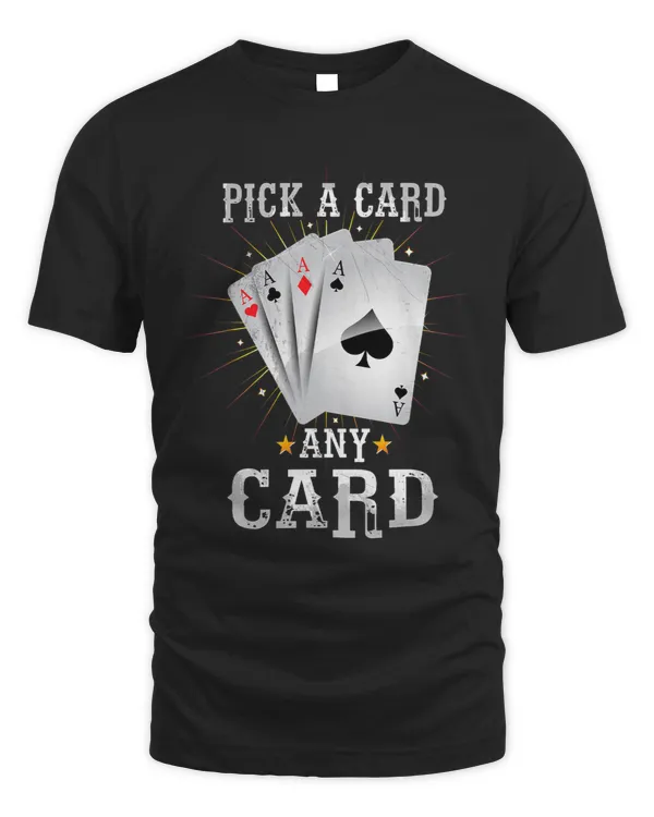 Magic trick with cards The magician chooses any card