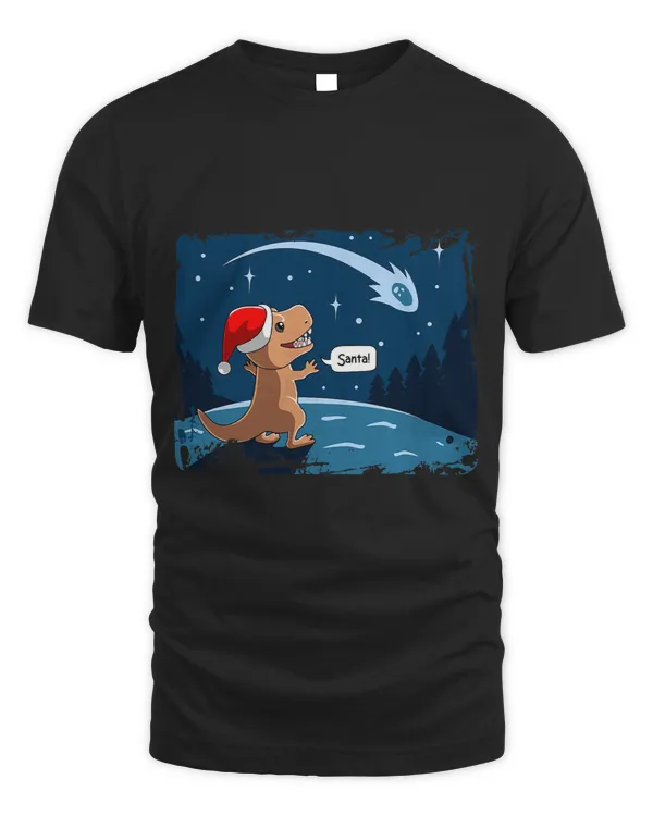 Santasaurus TRex Merry Rexmas Dino Santa Claus Dinosaur
