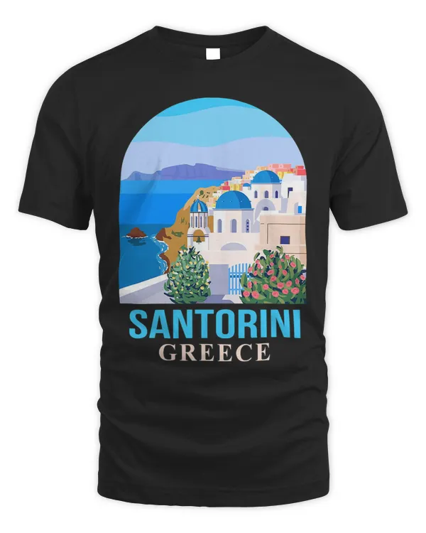 Santorini Greece Travel Poster Summer Trip Traveling Greek