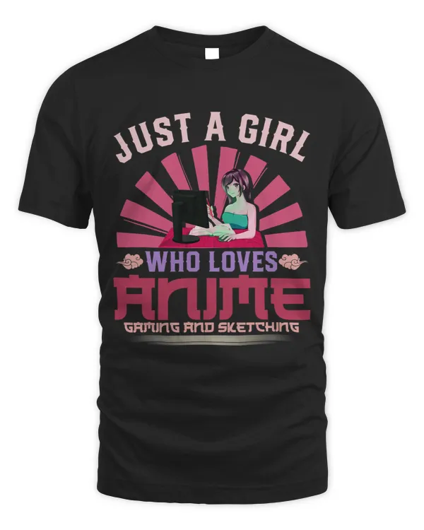 Japan Manga Otaku Gaming Sketching Gamer Women Girls Anime