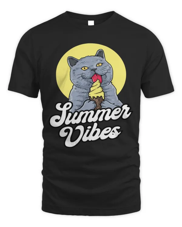 Summer Vibes Cat Tees