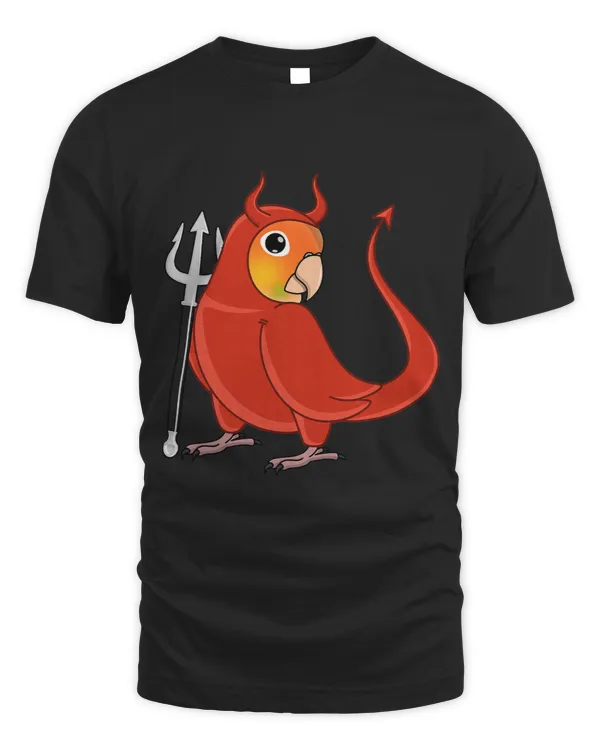 Scary Devil Costume Parrot I Green Cheek Pineapple Conure
