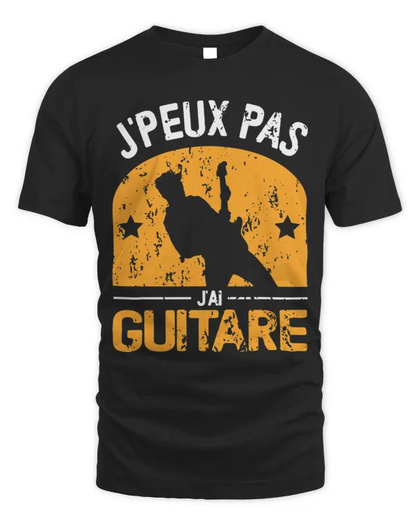 Je peux pas jai Guitar Humor Guitarist Musician