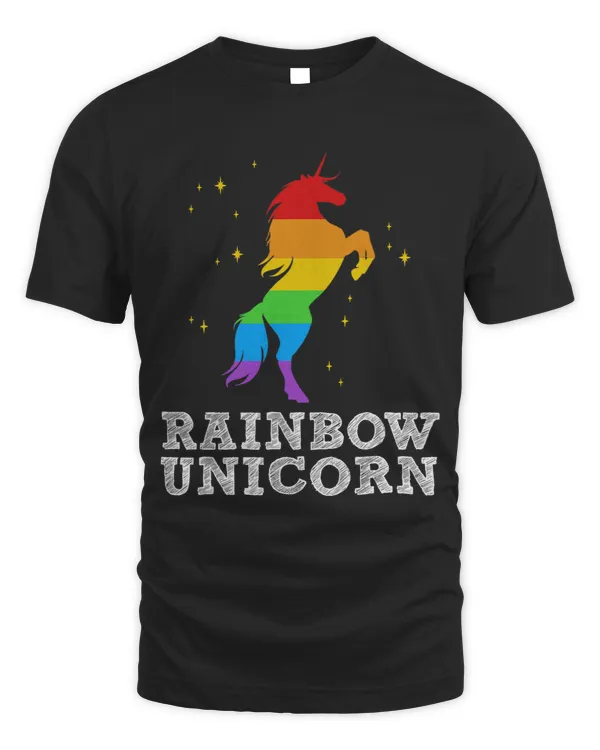 rainbow unicorn gay proud lgbt unicorn lover pride flag