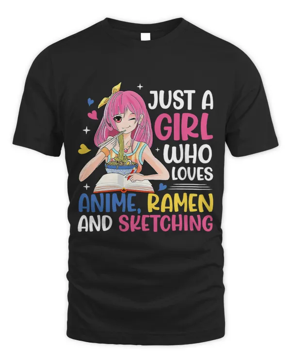 Just A Girl Who Loves Anime Ramen And Sketching Girls Teens 2 8