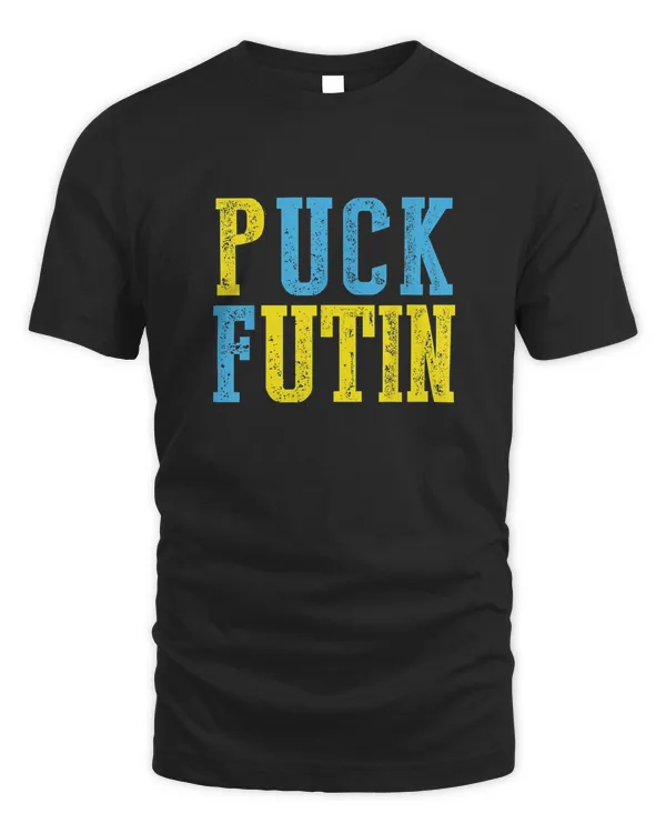 Puck Futin Meme I Stand With Ukraine T-Shirt