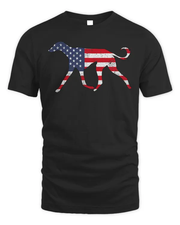 American Patriotic Saluki ACZ114a T-Shirt