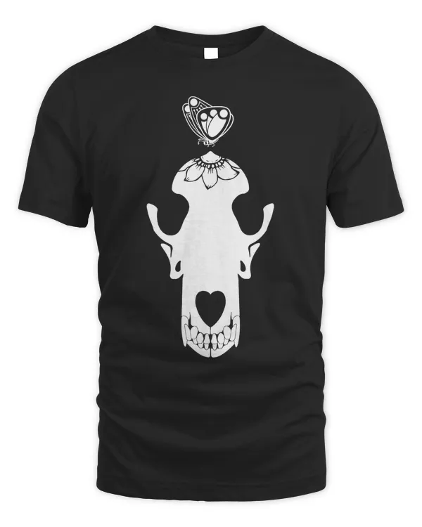 Borzoi Sighthound Greyhound Saluki Whippet Sugar Skull Tee