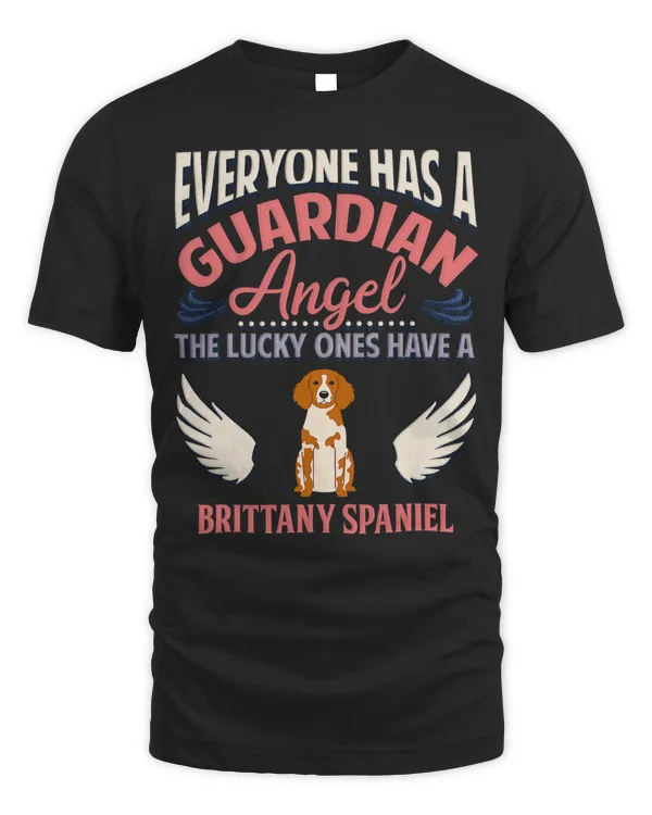 Brittany dog Angel T Shirt T-Shirt