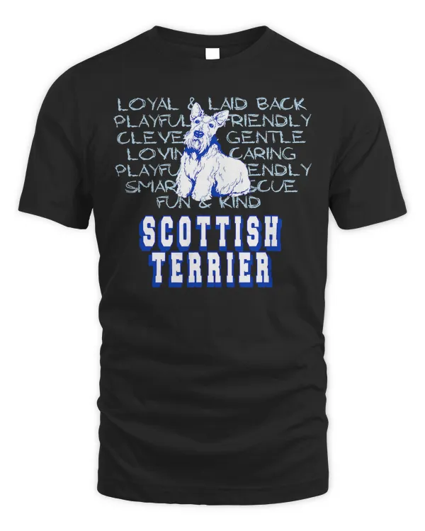Dogs Scottish Terrier Dog Breed Animal Gift Unisex T-shirt