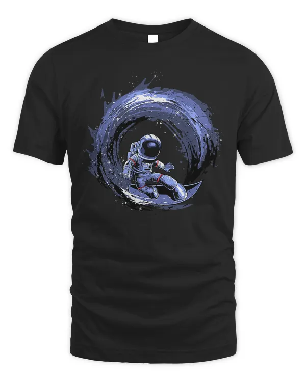 Astronaut In Space Surfing T-Shirt