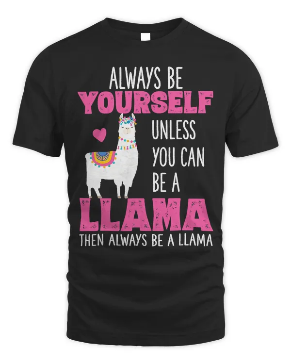 Cute Funny Llama Shirt Llamas Lover Shirts Gifts Girls Women T-Shirt