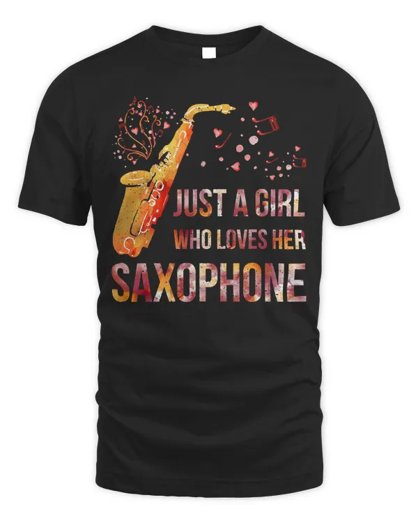 Jazz Music Instrument Saxophonist Women Gift Saxophone T-Shirt