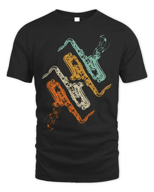 Jazz Musician Gift Marching Band Music Instrument Saxophone Pullover Hoodie