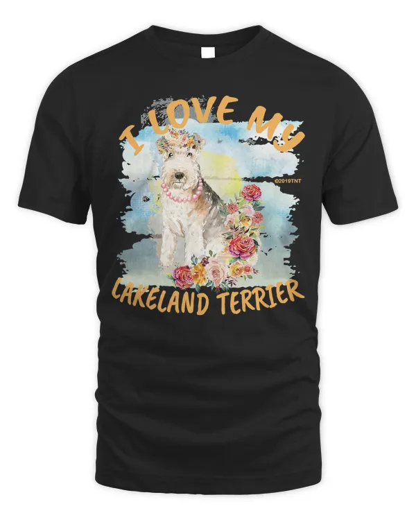 Lakeland Terrier Dog I Love My Lakeland Terrier T-Shirt