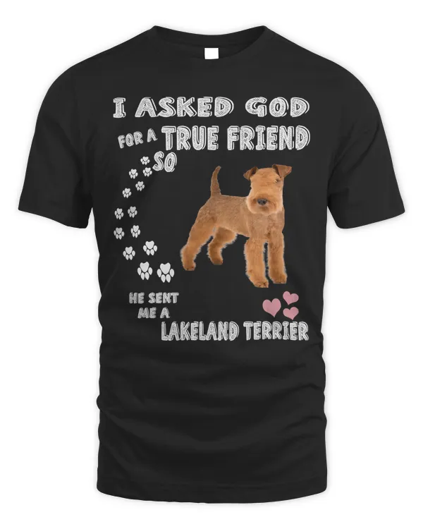 Lakie Dog Quote Mom Dad Lover Costume, Cute Lakeland Terrier T-Shirt