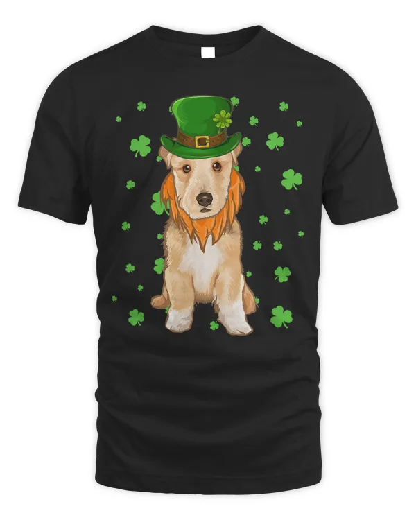 St Patricks Day Lakeland Terrier Dog Shamrock Gift T-Shirt