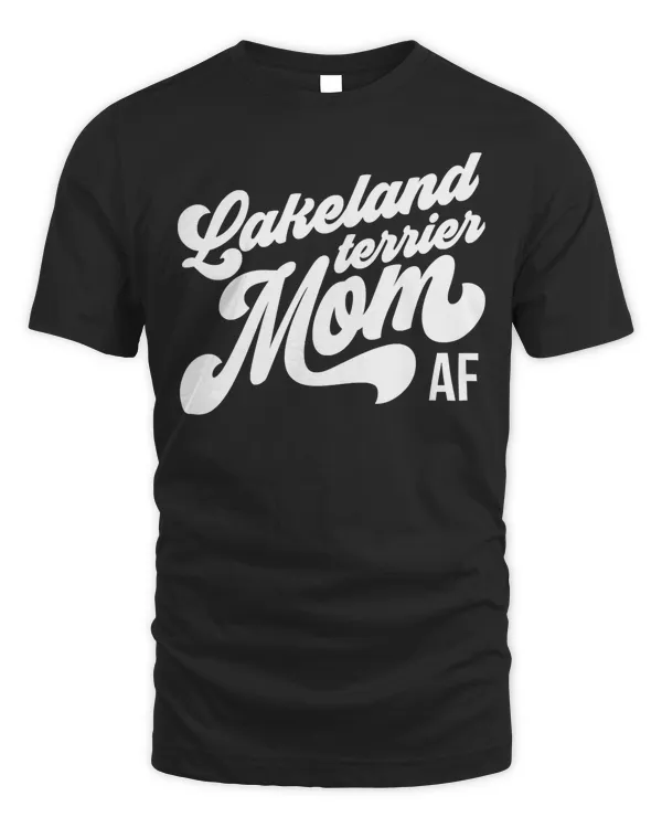 Womens Lakeland Terrier Mom AF - Dog Lover Gift ACX145b V-Neck T-Shirt