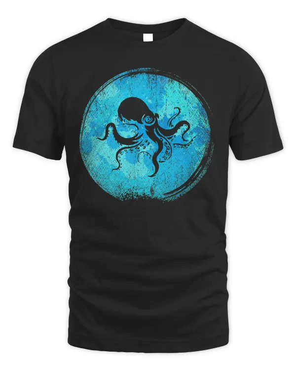 Blue Octopus T-Shirt