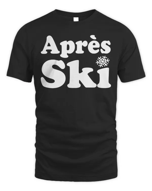 Apres Ski retro style snowflake sweatshirt