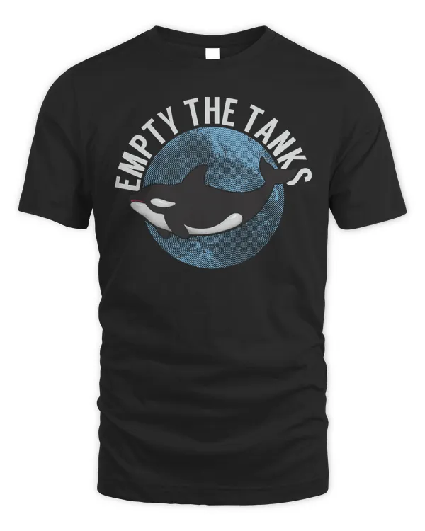 Empty The Tanks Killer Whale Orca Long Sleeve Shirt