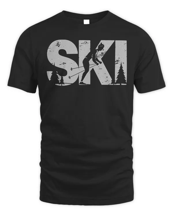 Cross Country Ski Cool Skiing Nordic Skier Gift Women Men T-Shirt