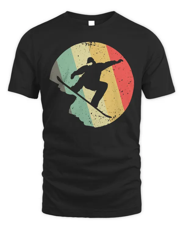 Funny Snowboarding Art For Men Women Snowboarder Snowboard T-Shirt