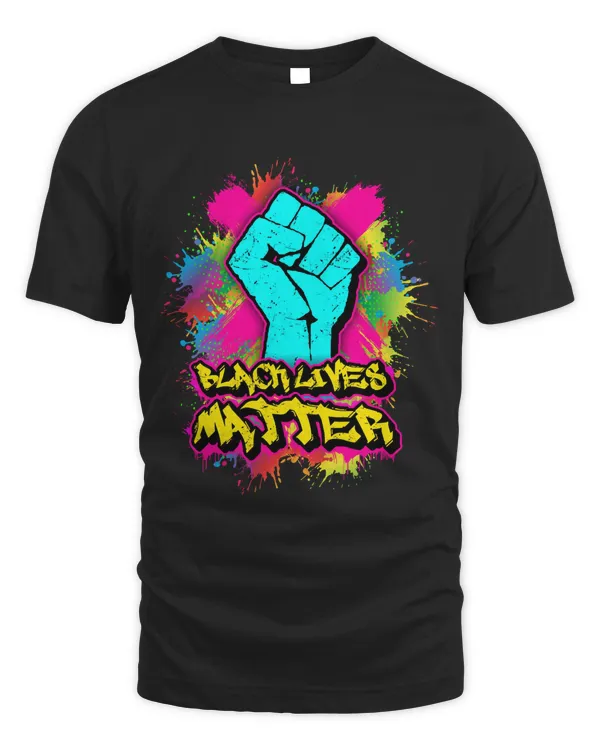 Black Lives Matter Graffiti Grunge Protest and Fight Design Pullover Hoodie