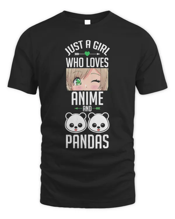 Anime Girl Panda Cosplay T-Shirt
