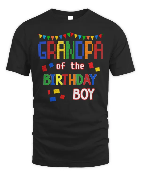 Building Blocks Party Funny Matching Gifts T-Shirt
