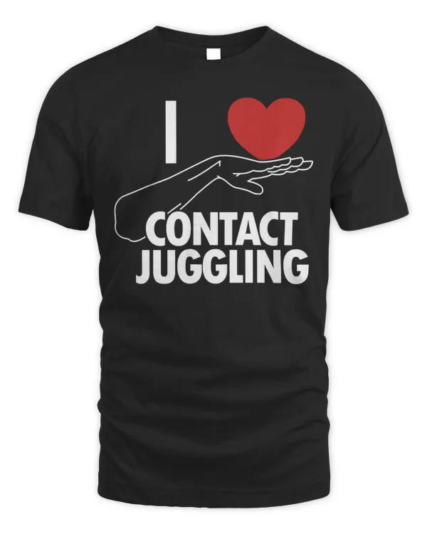 I love Contact Juggling Ball Professional Contact Juggling Premium T-Shirt