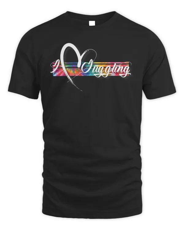 I Love Juggling Tie Dye Cool Vintage Inspired for Jugglers T-Shirt
