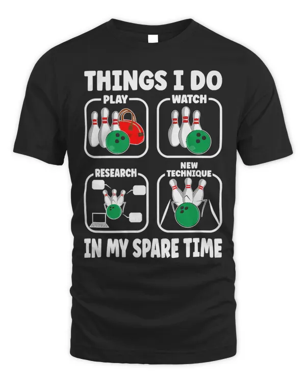 Things I Do In My Spare Time Bowling Shirt Premium Essential T-Shirt