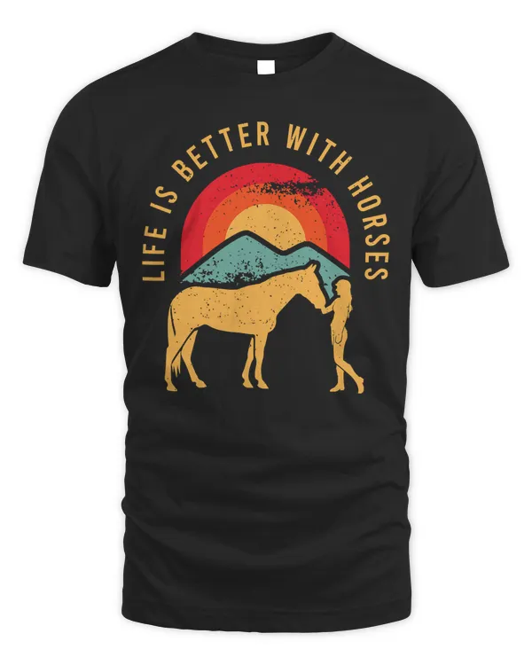 Equestrian Horsewoman Gallop Quote Horse Gift for Girls T-Shirt