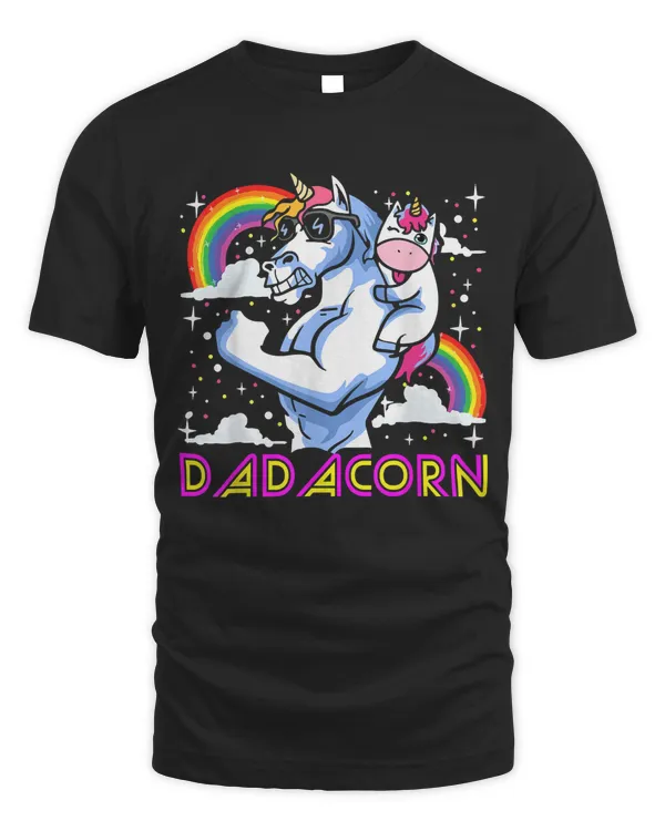 Dadacorn Shirt Daddy Unicorn Unicorn Dad T-Shirt