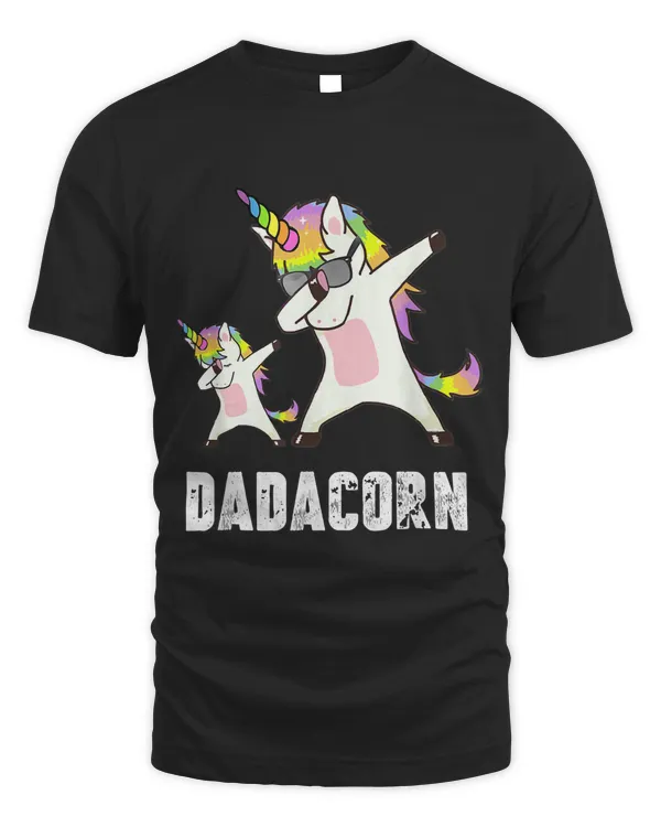 Mens Dadacorn Shirt Unicorn Dad and Baby - Best Gift for Father T-Shirt