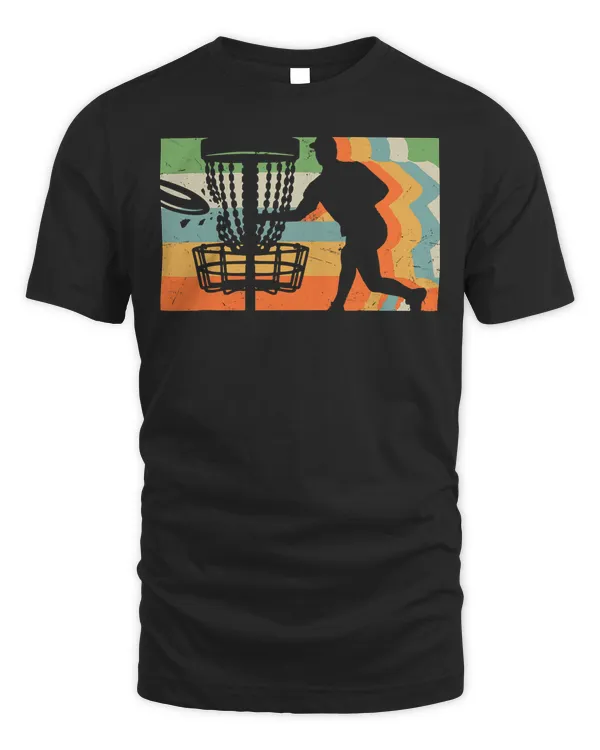 Best Disc Golf Art For Men Women Vintage Disc Golf Lovers T-Shirt