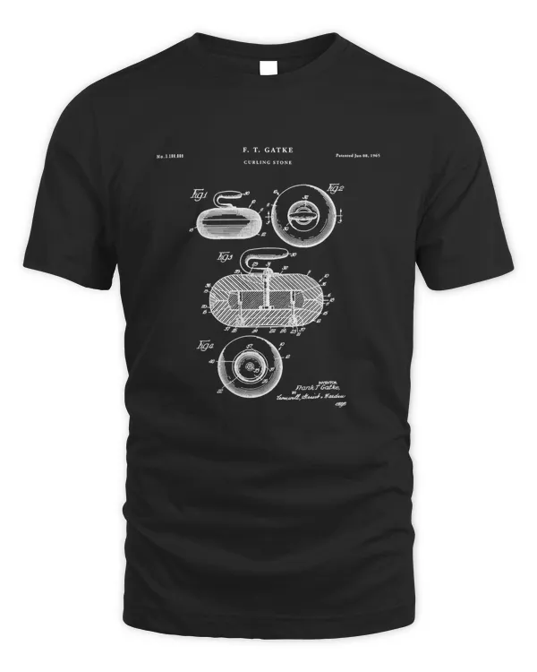 Curling Patent t-shirt - Stone shirt