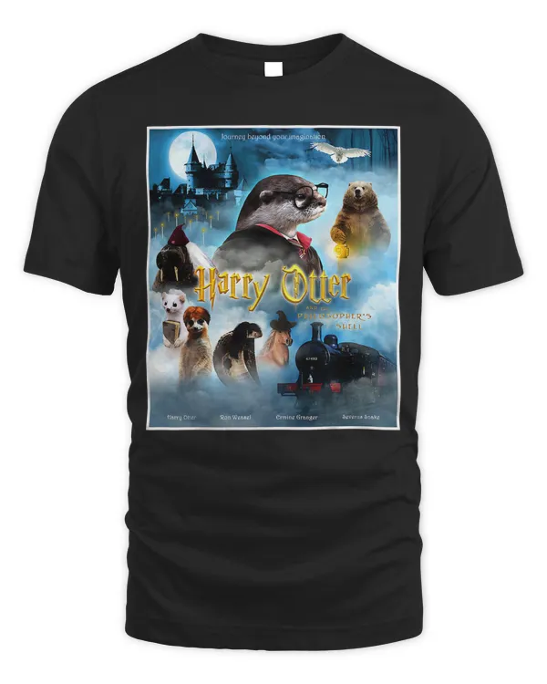 Awesome Harry Otter Movie Poster Tshirt - Funny Otter Shirt