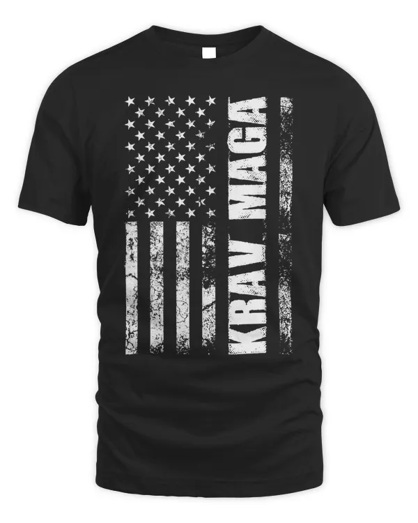 Cute Krav Maga Gift American Men Women Fighter July 4th T-Shirt