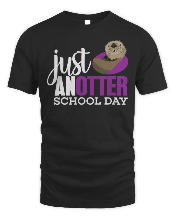 Cute Otter Shirt Funny School Day Teacher Students Boys Girl T-Shirt