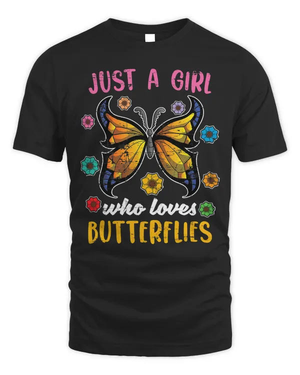 Butterflies Lover Nature Animal Girls Women Insect Butterfly T-Shirt