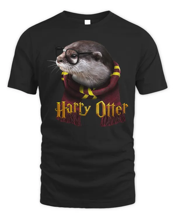 Funny Otter - Harry Otter for Christmas, cute Otter gift T-Shirt