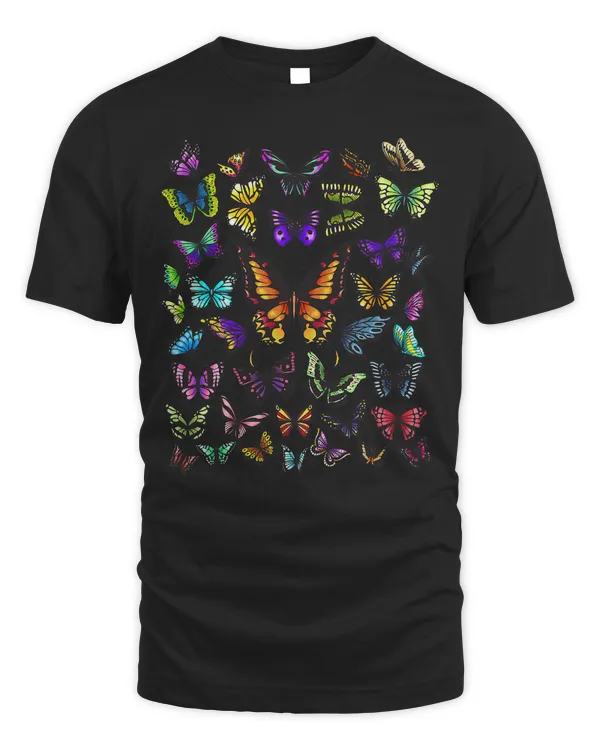 Butterfly Gift For Men Women Kids Butterfly Lover Collection T-Shirt
